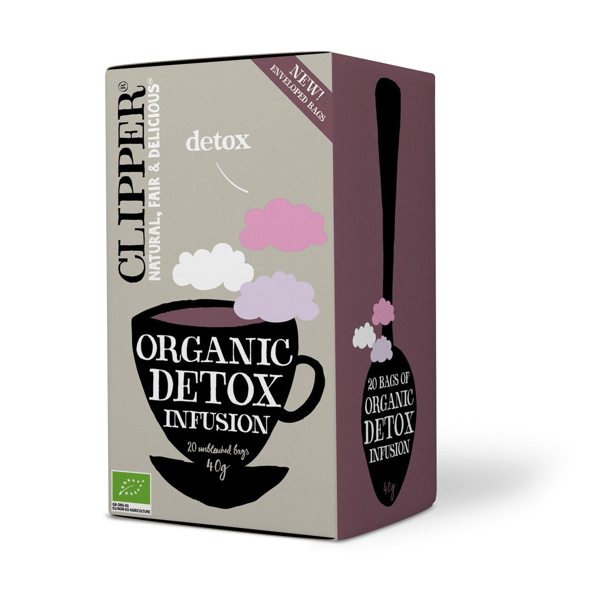 Clipper Teas - Organic Detox Infusion - 20 Bags.-DEL